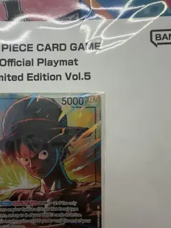 One Piece Card Game Official Playmat Limited Edition Vol. 5 With Promo Luffy - Image 4