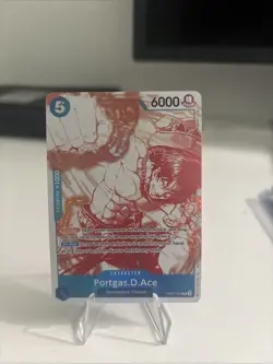One Piece TCG Portgas D. Ace OP07-053 Alt Art Foil English Promo - Image 1