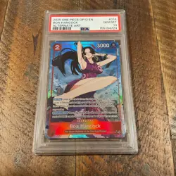 2025 ONE PIECE Legacy of the Master Eng #014 Boa Hancock Alt Art PSA 10 OP12-014 - Image 1