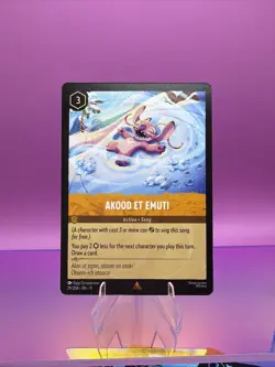 Disney Lorcana TCG- Winterspell Akood Et Emuti 29/204 Rare Non Foil Near Mint - Image 2
