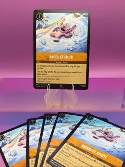 Disney Lorcana TCG- Winterspell Akood Et Emuti 29/204 Rare Non Foil Near Mint - Image 3