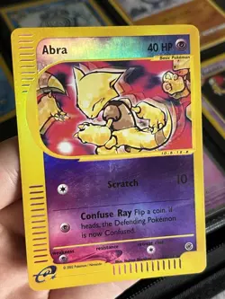 Abra 93/165 Reverse Holo Common Expedition Base Set Pokemon TCG Card - LP - Image 2
