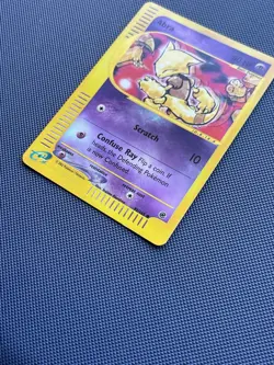 Abra 93/165 Reverse Holo Common Expedition Base Set Pokemon TCG Card - LP - Image 3