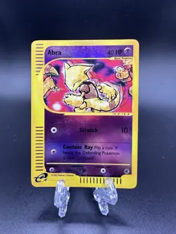 Pokemon TCG Abra 93/165 Reverse Holo Common Expedition Base Set - LP - Image 1