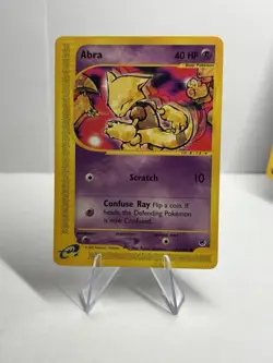 Pokemon Lot Expedition Base Set Abra 93/165 LP Corsola 102/165 Hoppip 112/165 - Image 2