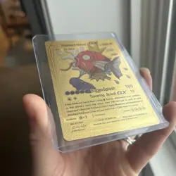Pokemon Card Magikarp & Wailord GX Gold Foil Fan Art 161/181 Mint or Near Mint - Image 2