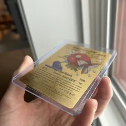 Pokemon Card Magikarp & Wailord GX Gold Foil Fan Art 161/181 Mint or Near Mint - Image 3