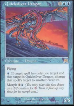 Quicksilver Dragon - Medium Play MTG Onslaught - Image 1