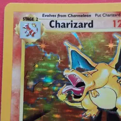 1999 Pokemon Base Set Unlimited Charizard Card Holo Rare - Image 5