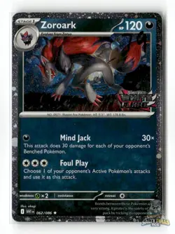 Zoroark (White Flare Stamped) 062/086 Miscellaneous Cards & Products Rare NM - Image 1