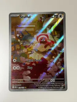 Stufful 154/132 Mega Evolution Pokemon Card TCG - Image 2
