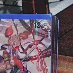 Bandai Digimon Card Game Nezhamon EX12-019 Super Rare Mega 12000 Foil ENG - Image 3