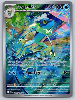 Frogadier Holo Illustration Rare ME04: Chaos Rising 089/086 NM Pokemon Card TCG - Image 1