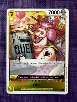Olin “Big Mom” R OP04-099 One Piece Card Game TCG CCG English - FOIL - Image 1