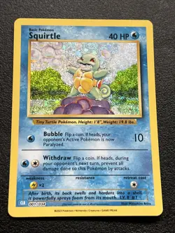 Squirtle - Classic Collection Trading Card Game Holo 001/034 - Image 1