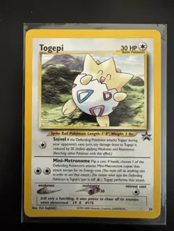 Togepi Non-Holo - 30- Wizards Black Star Promos - Pokemon Card - Image 1