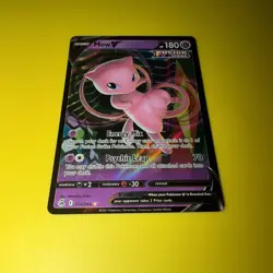 Mew v 113/264 SWSH08: Fusion Strike Holo Card Near Mint Condition NM/M - Image 1