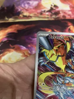 Zeraora 151/142 Illustration Rare IR Near Mint NM SV07: Stellar Crown Pokemon - Image 5