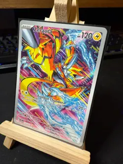 Pokemon TCG Zeraora 151/142 Illustration Rare – Stellar Crown – Near Mint - Image 1