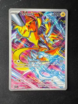 Pokemon TCG Zeraora 151/142 Illustration Rare – Stellar Crown – Near Mint - Image 2