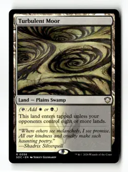 Turbulent Moor 56 Commander: Secrets of Strixhaven Rare NM - Image 2