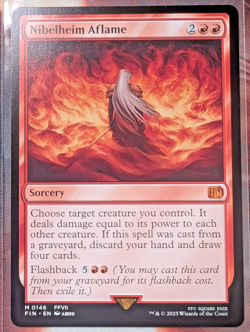 2025 MAGIC THE GATHERING FINAL FANTASY #0146 NIBELHEIM AFLAME - Image 1