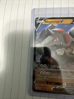 Rhyperior V 095/189 Swsh03 Pokemon Darkness Ablaze Near Mint Holo Ultra Rare - Image 2