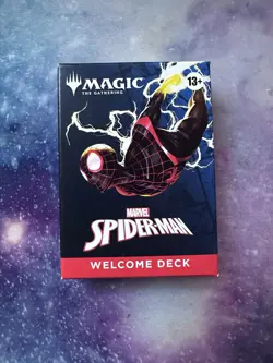 Magic The Gathering Spider-Man Miles Welcome Deck SDCC 2025 Hasbro - GREEN DECK - Image 1