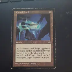 Cursed Scroll - Tempest - MTG - EN - Image 1