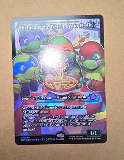 MTG TMT Michelangelo, Weirdness to 11 (Showcase) #288 Foil NM/M - Image 1