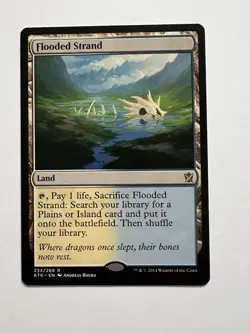 Flooded Strand Near Mint #233 KTK Khans of Tarkir MTG - Image 1