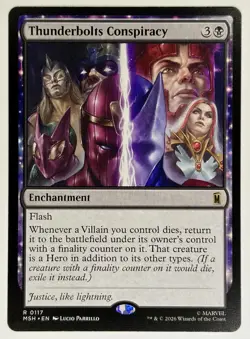 Thunderbolts Conspiracy 0117 | Rare Enchantment Near Mint - Image 1