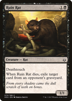 RUIN RAT ~mtg NM-M Hour of Devastation Com x4 - Image 1