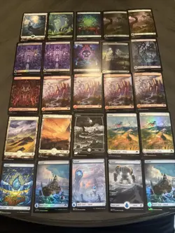 25x Full Art Lands Magic The Gathering Random Sets - Image 1