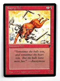MTG Legends Raging Bull - * Excellent Near Mint condition * - Image 1