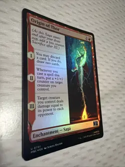 Origin of Thor Commander: Marvel Super Heroes Foil Mtg M/NM - Image 2