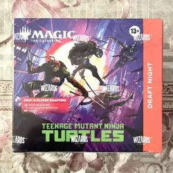 Magic The Gathering Teenage Mutant Ninja Turtles Draft Night Box TMNT SEALED NIB - Image 1