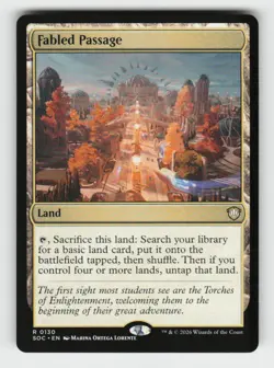 Fabled Passage 130 Rare Commander: Secrets of Strixhaven Magic: The Gathering NM - Image 1