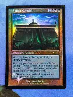1x FOIL RETRO Bolas's Citadel, NM, PLG21, Magic: the Gathering, MtG - Image 1