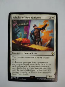Scholar of New Horizons 252 R Commander: FINAL FANTASY Magic: The Gathering NM/M - Image 1