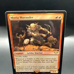 MTG Moria Marauder. The Lord of the Rings: Tales of Middle-Earth. Foil R0138 - Image 1