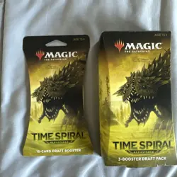Magic The Gathering Time Spiral: Remastered 3 Booster Draft Pack plus Booster - Image 1