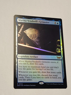 Magic the Gathering MTG DSK Rare Marina Vendrell's Grimoire 64 Foil Near Mint - Image 2