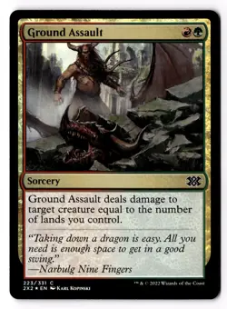 Ground Assault 223 Double Masters 2022 Foil NM - Image 1