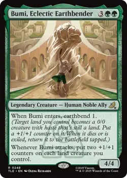 MTG - Bumi, Eclectic Earthbender - TLE 0248 - Avatar: The Last Airbender - Rare - Image 1