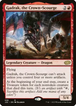 MTG - Gadrak, the Crown-Scourge - J22 538 - Jumpstart 2022 - Rare - Magic - Image 1