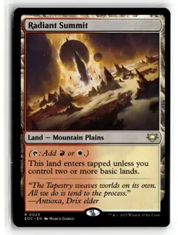 23-Radiant Summit-R NM-Commander: Edge of Eternities (EOC) - Image 1