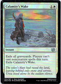 Magic the Gathering HP Foil Calamity's Wake The Brothers' War MTG Free Shipping! - Image 1