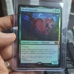 MTG Marvel Super Heroes - Devil Dinosaur Legendary Creature FOIL EN Rare - 0719 - Image 1