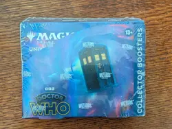 Magic The Gathering - Doctor Who Collector Booster Box 12 Packs Sealed 195166228846 - Image 1